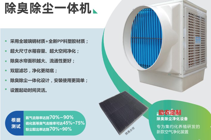 畜牧養殖換氣除塵除臭機，快速解決封閉養殖場排氣臭味大導致環保壓力